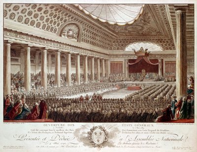 The Opening of the Estates General at Versailles by Isidore Stanislas Helman