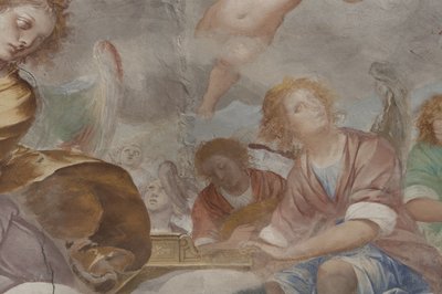 Angels, Musician Angels and Puttos (detail) by Isidoro Bianchi