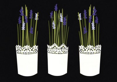 Lavender pots, 2014 by Isobel Barber
