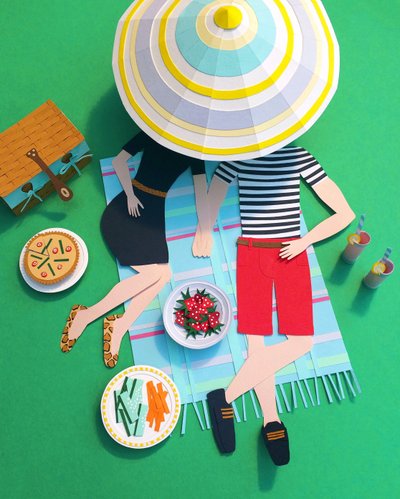 Picnic in the Park, 2016 by Isobel Barber