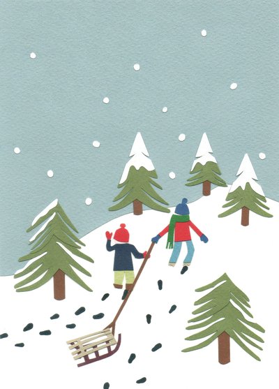 Sledging, 2014 by Isobel Barber
