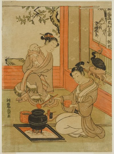 Kakkyo (Guo Ju), from the series "Fashionable Japanese Versions of the Twenty-four Paragons of Filial Piety" by Isoda Koryusai