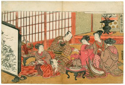 Party in the Yoshiwara by Isoda Koryusai