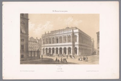 View of the Opera House of Lyon by Isodore Laurent Deroy