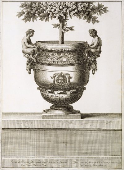 Bronze urns as used for citrus trees, illustration from 