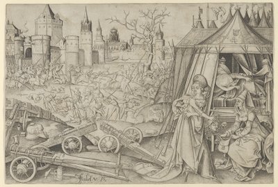 Judith with the Head of Holophernes by Israhel van Meckenem
