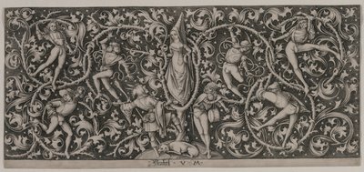 Ornament with Dance of the Lovers by Israhel van Meckenem