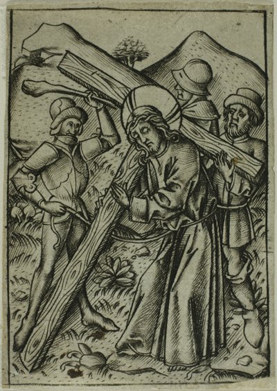 Christ Bearing the Cross by Israhel van Meckenem the younger