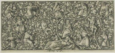 Ornament with the Tree of Jesse by Israhel van Meckenem the younger