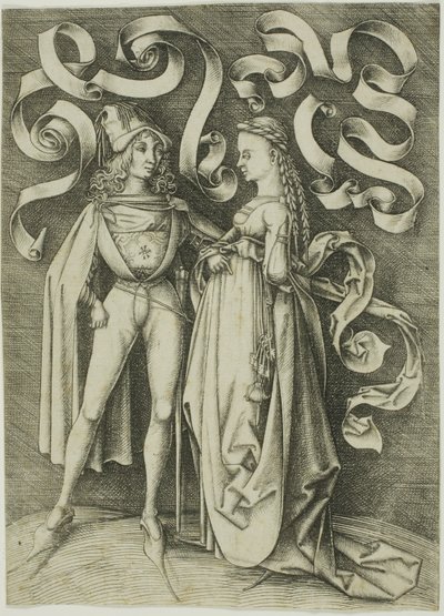 The Knight and the Lady by Israhel van Meckenem the younger