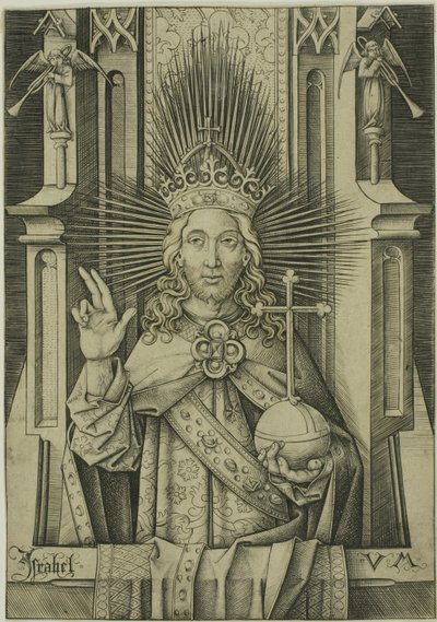 The Saviour by Israhel van Meckenem the younger