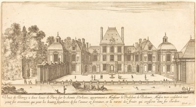 View of Berny Two Leagues from Paris on the Road to Orleans by Israël Silvestre