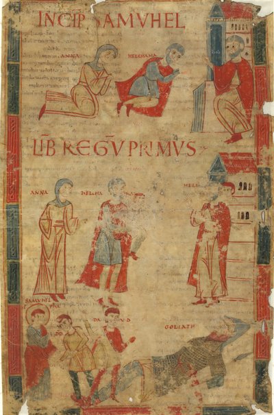 Four Scenes from the First Book of Samuel by Italian 11th Century