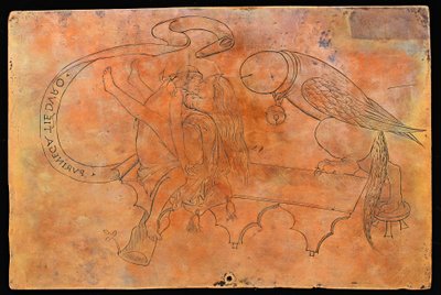Allegory on Copulation [verso] by Italian 15th Century
