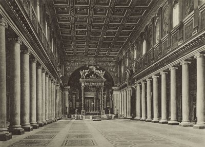 Basilica of St. Mary Major, Inside by Italian Photographer