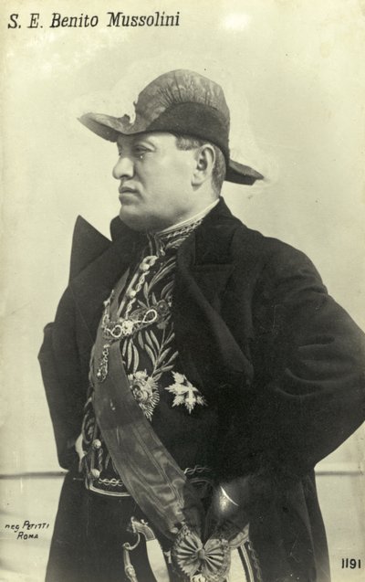 Benito Mussolini by Italian Photographer