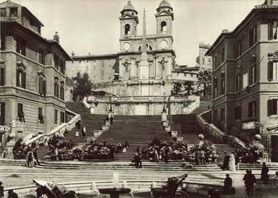 Church of Trinita dei Monti by Italian Photographer
