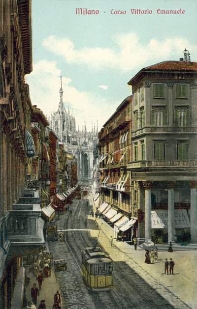 Corso Vittorio Emanuele, Milan by Italian Photographer