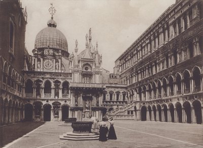 Courtyard of the Ducal Palace by Italian Photographer