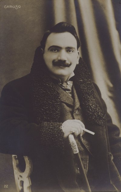 Enrico Caruso, Italian opera singer by Italian Photographer