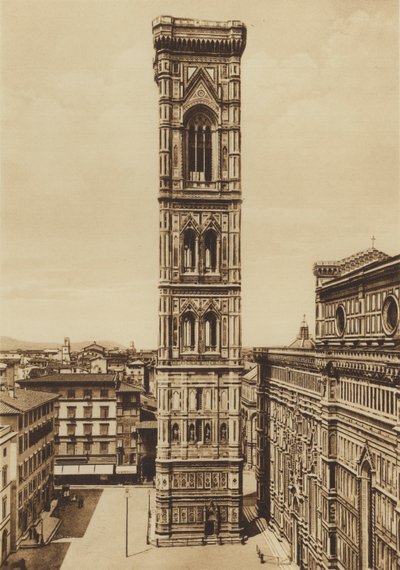 Florence: Cattedrale, Il Campanile, Giotto by Italian Photographer