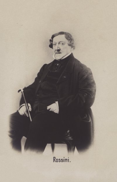 Gioachino Rossini, Italian composer by Italian Photographer