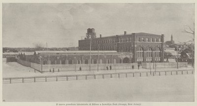 The New Grand Laboratory of Edison at Lewellyn Park (Orange, New Jersey) by Italian Photographer