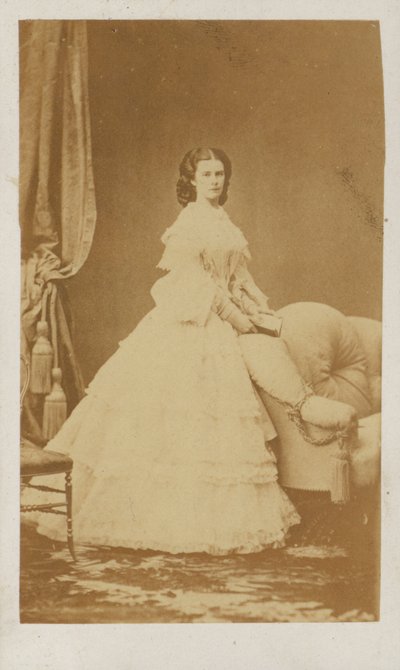 Maria Sophie of Bavaria, Queen Consort of Francis II, King of the Two Sicilies by Italian Photographer