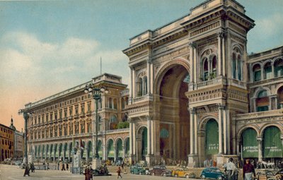 Milan: Piazza del Duomo, Entrance to Galleria by Italian Photographer
