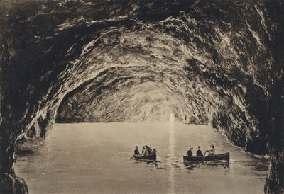 Naples: Capri, Blue Grotto by Italian Photographer