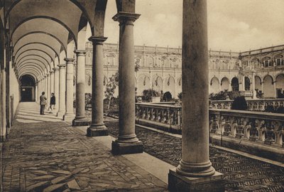 Naples: Chiostro Di S Martino by Italian Photographer