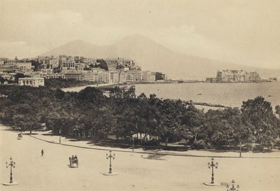 Naples: Panorama Seen from Mergellina by Italian Photographer
