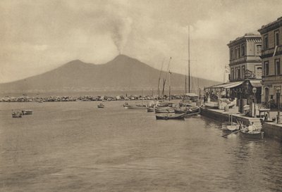 Naples: S Lucia Col Vesuvio by Italian Photographer