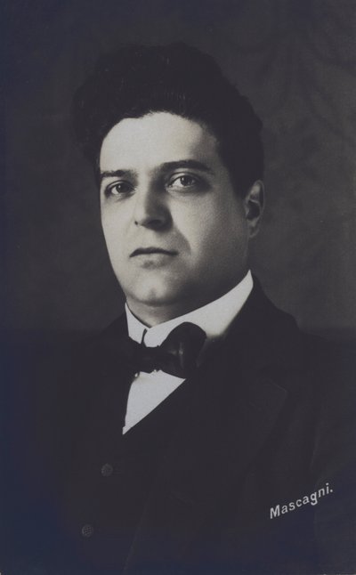 Pietro Mascagni, Italian composer of the opera Cavalleria Rusticana by Italian Photographer
