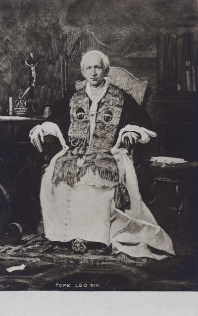 Pope Leo XIII by Italian Photographer