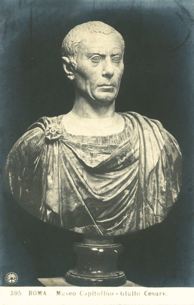 Rome, Capitoline Museum, Bust, Julius Caesar by Italian Photographer