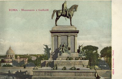 Rome, Italy, Garibaldi monument by Italian Photographer
