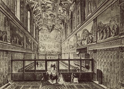 Sistine Chapel built in the 15th century, by Giovanni de Dolci by Italian Photographer