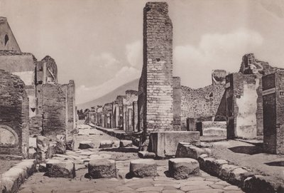 Strada Stabiana, Street of Stabiae by Italian Photographer
