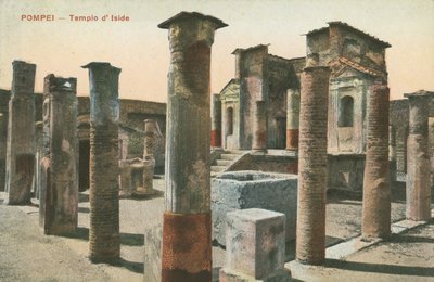 Temple of Isis, Pompeii by Italian Photographer