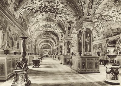 The Vatican Library, First Hall by Italian Photographer