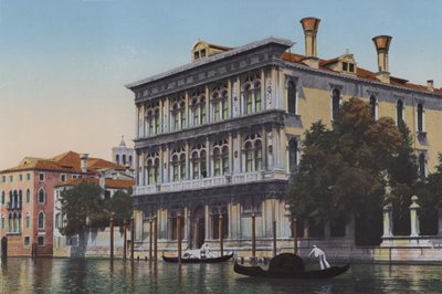 Venice, Grand Canal, Palazzo Vendramin by Italian Photographer