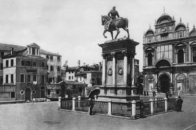 Venice, Monument to Colleoni by Italian Photographer