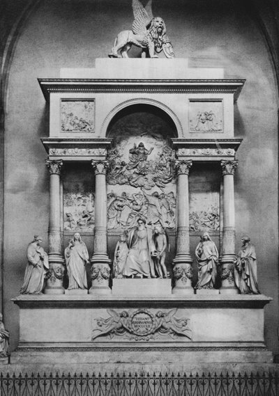 Venice, Monument to Titian Vecellio by Italian Photographer