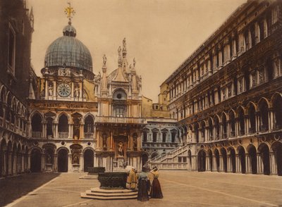Venice: Courtyard of Palazzo Ducale by Italian Photographer