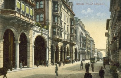 Via XX Settembre, Genoa by Italian Photographer