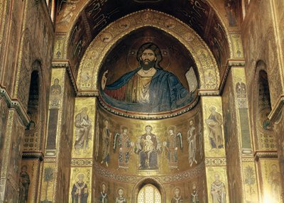 Christ Pantocrator; Virgin and Child with Angels and Apostles, from the main apse by Italian School