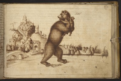 Add. 82955, f.199 Bears (
