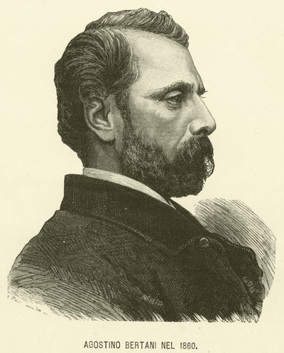 Agostino Bertani in 1860 by Italian School