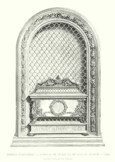 Tomb of Pierre and Jean de Medicis by Italian School